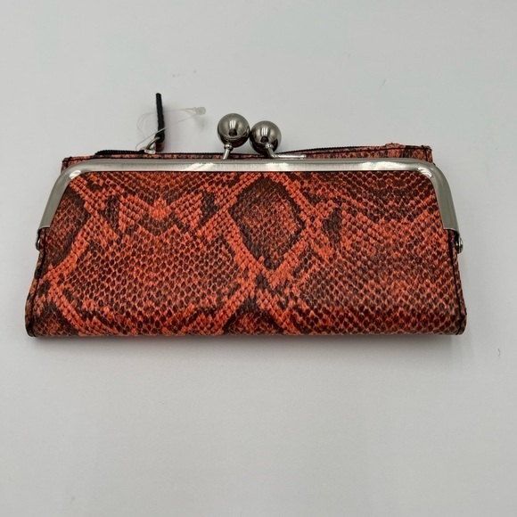 Mundi Orange and Black Animal Print Wallet - Picture 3 of 10